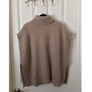 100% cashmere poncho
